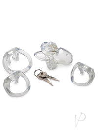 Ms Clear Captor Chastity Cage Sm