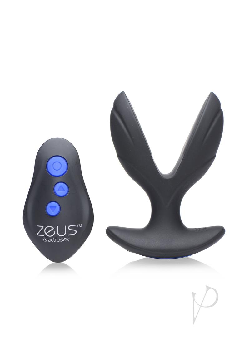 Zeus Electro Spread 64x Butt Plug Black