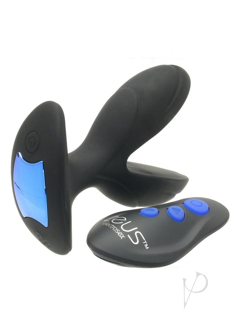 Zeus Electro Spread 64x Butt Plug Black