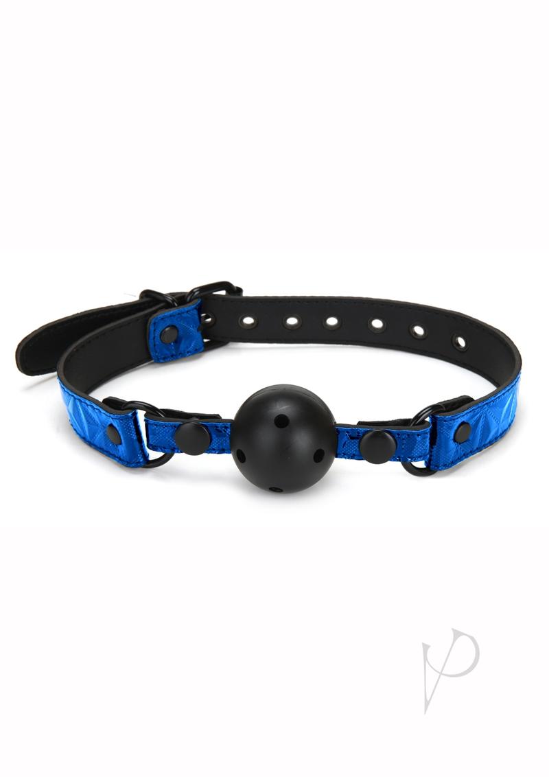 Deluxe Ball Gag Blue