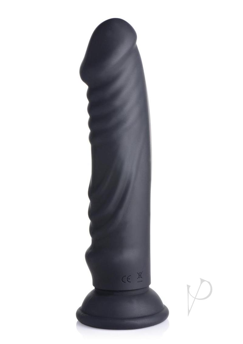 Zeus Vibe and Estim Dildo W/remote Black
