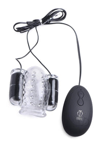 Tm Twin Bullet Penis Head Teaser Remote