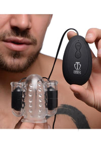 Tm Twin Bullet Penis Head Teaser Remote