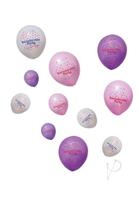 Bacheloret Part Latex Balloon 12pk(disc)