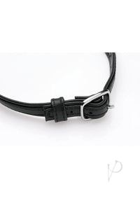 Heart Lock Choker With key Black
