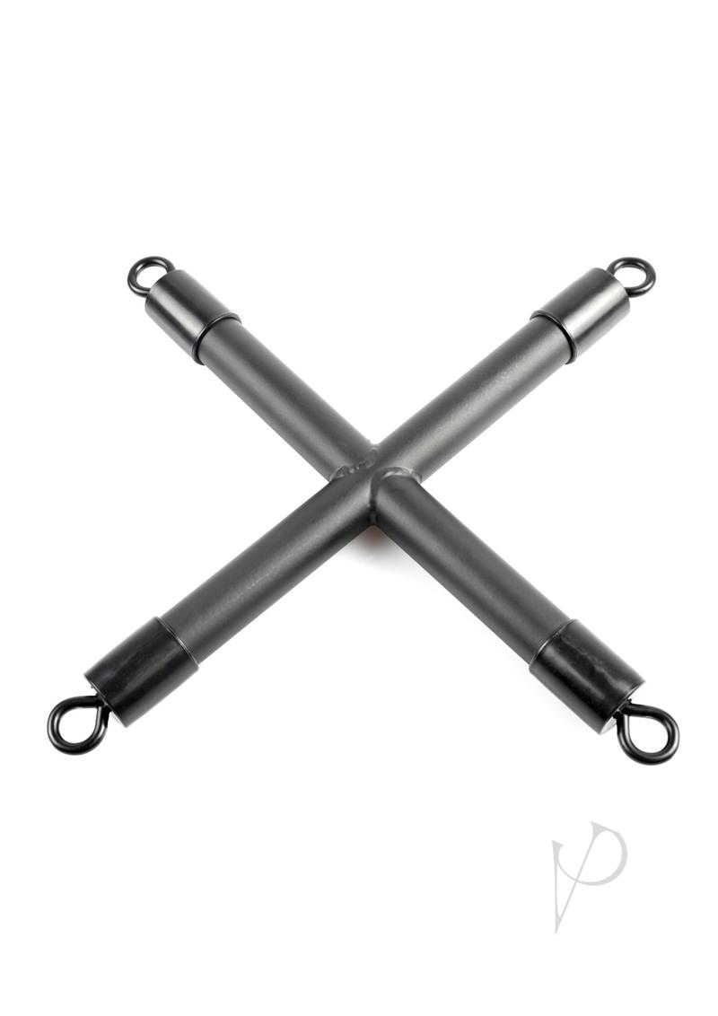 Saffron Hog Tie & Cuff Set Black & Red