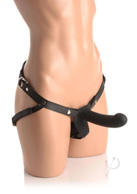 Strap U 28x Dbl Dildo Harness W/rc Black