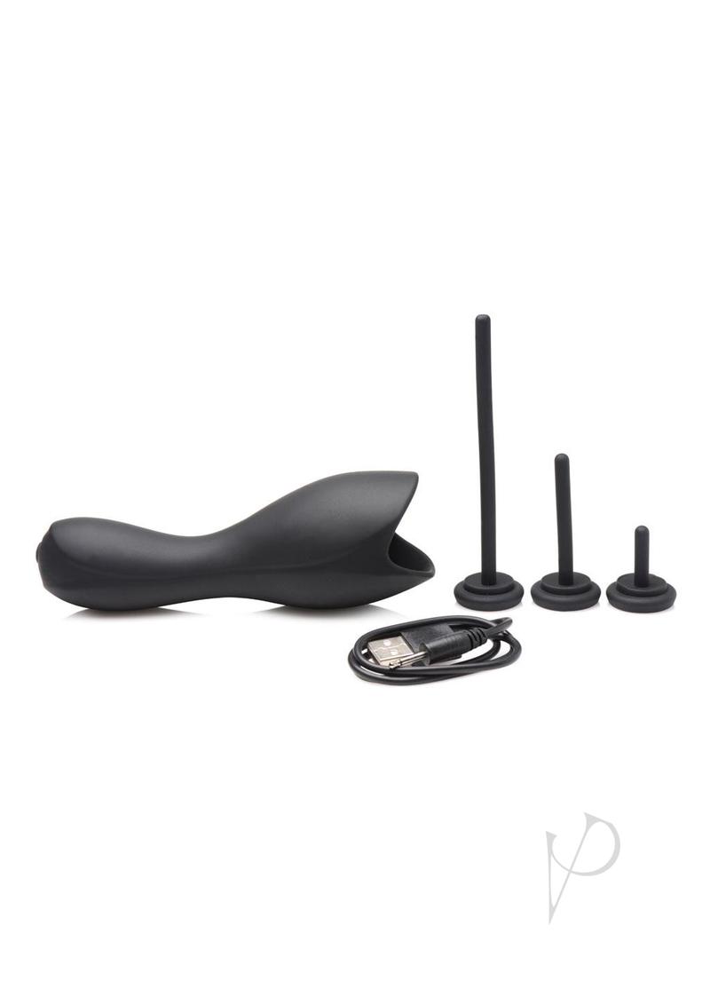 Tm 10x Vibe Penis Head W/ Sounds Black