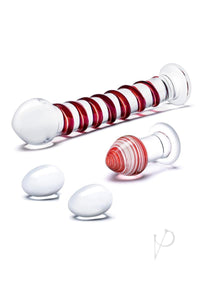 Mr Swirly Set W/kegal Balls 4pc Clr/red
