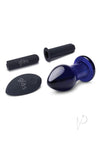 Recharge Remote Vibe Butt Plug 3.5 Blue
