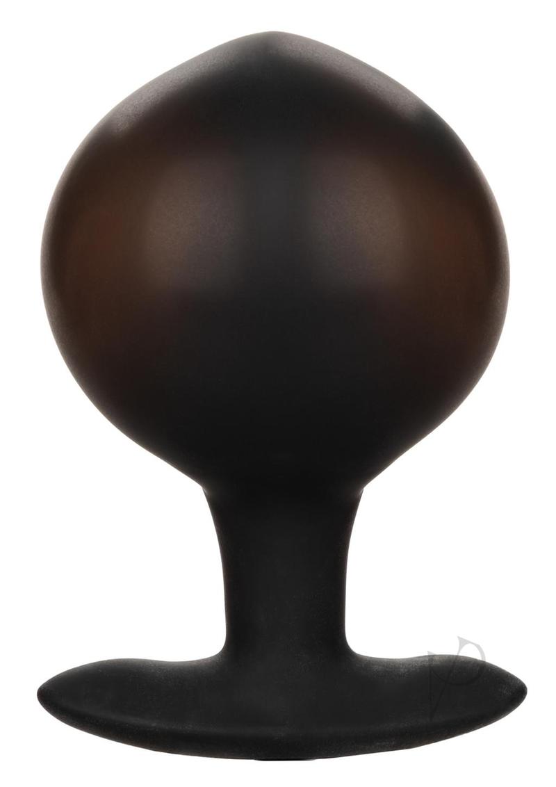 Weighted Silicone Inflate Plug Lg Black