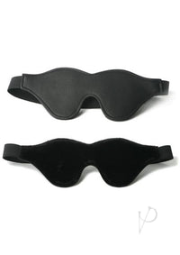 Strict Black Fleece Lined Blindfold