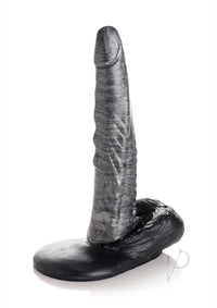Creature Cocks The Gargoyle Rock Hard Silicone Dildo 9.3in Silver & Black