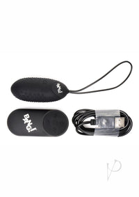 Bang 28x Nubbed Silicone Egg Black