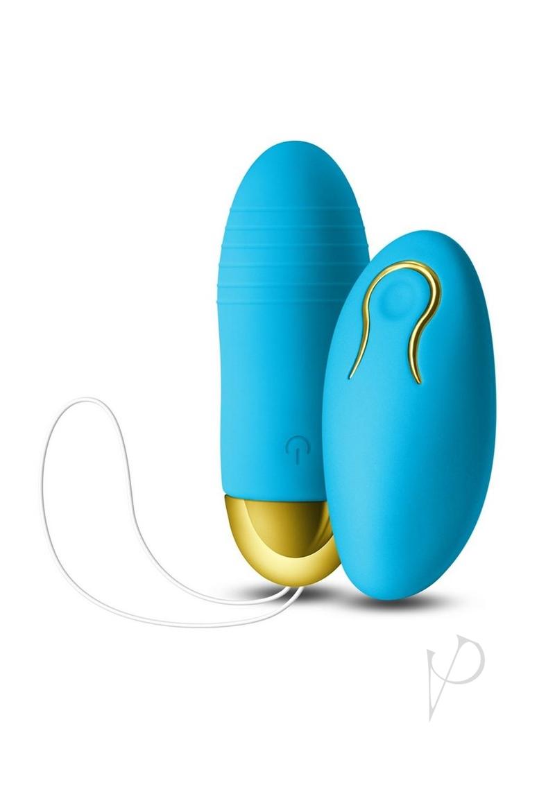 Revel Winx Rechargeable Silicone Bullet with Remote Control Blue