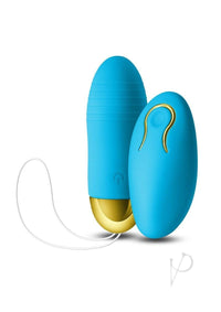 Revel Winx Rechargeable Silicone Bullet with Remote Control Blue