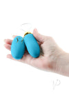 Revel Winx Rechargeable Silicone Bullet with Remote Control Blue