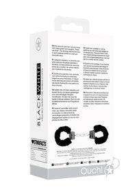 Ouch Velcro Hand/anklecuffs Black