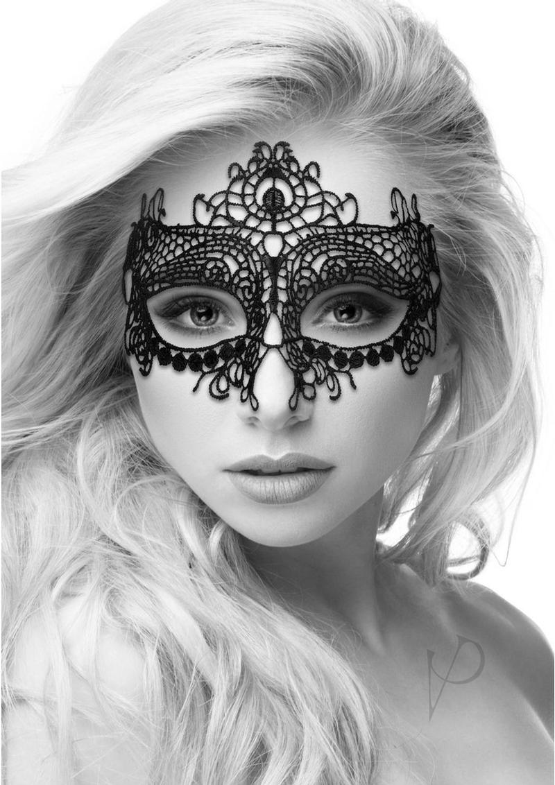 Ouch Lace Eye Mask Queen Black