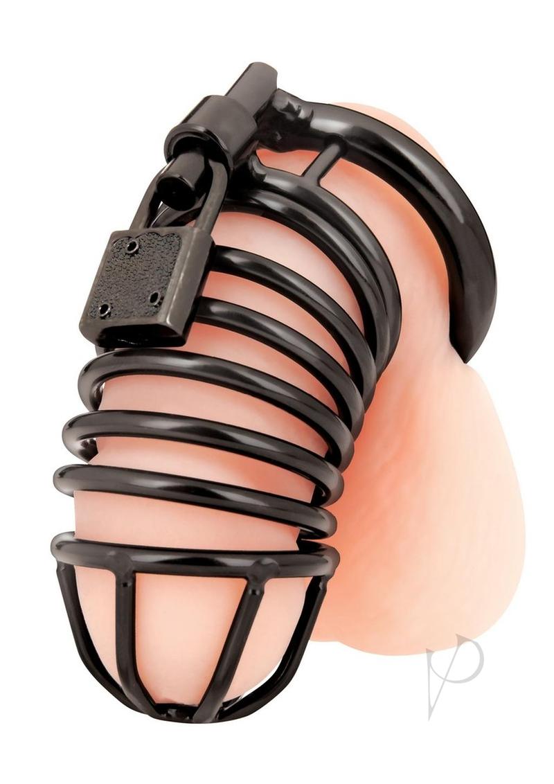 Deluxe Chastity Cage Black