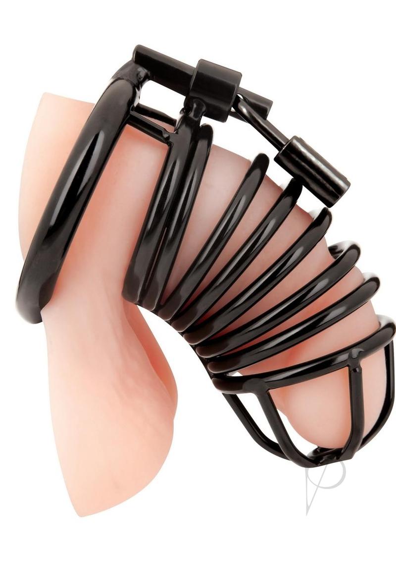 Deluxe Chastity Cage Black