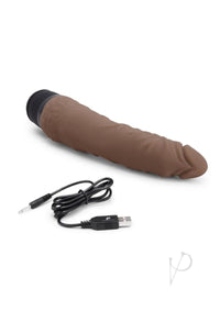 Pc Realistic Vibrator 7 Drk Brn