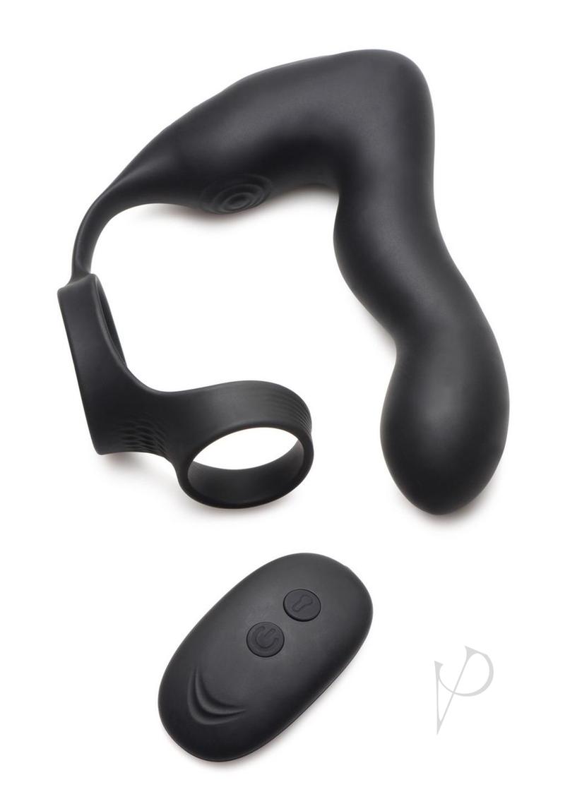 Swell Inflate Vibe Plug W/cock Ball Ring