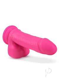Neo Dual Density Dildo 8` Neon Pink