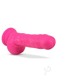 Neo Dual Density Dildo 9` Neon Pink