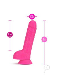 Neo Dual Density Dildo 9` Neon Pink