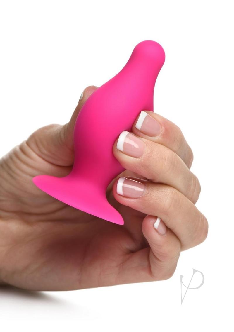 Squeeze It Tapered Anal Plug Sm Pink