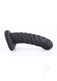 Banx Ribbed Hollow Dildo Black