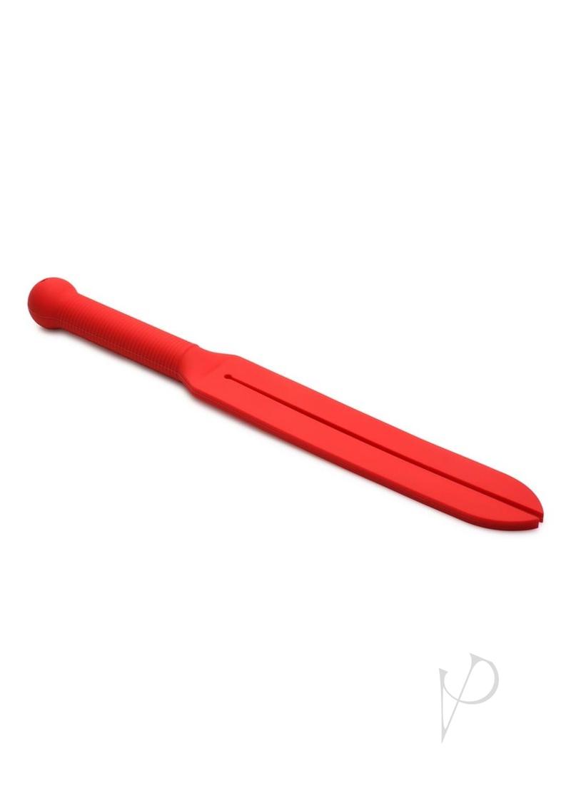 Master Series Stung Silicone Tawse Whip Red