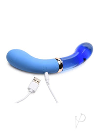 Prisms Vibra Glass Duel End G Spot Bleu