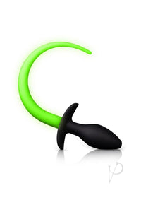 Ouch! Puppy Tail Silicone Plug Glow in the Dark