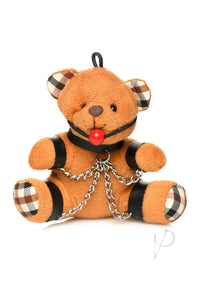 Ms Gagged Teddy Bear Keychain