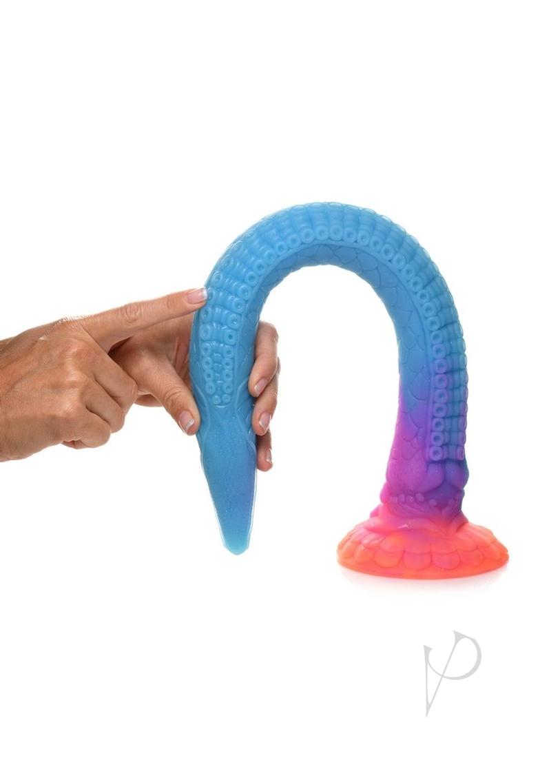 Creature Cock Makara Glow in The Dark Silicone Snake Dildo