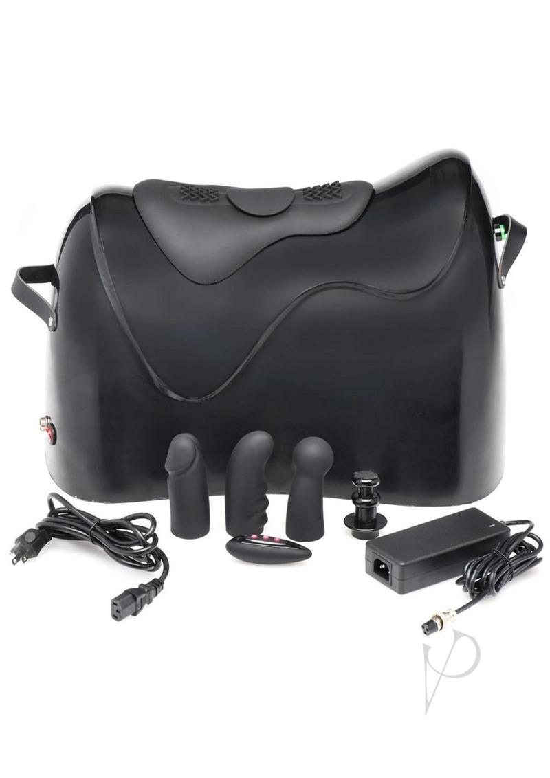 LoveBotz The Bucking Saddle Thrusting & Vibrating Saddle Sex Machine with Remote Control