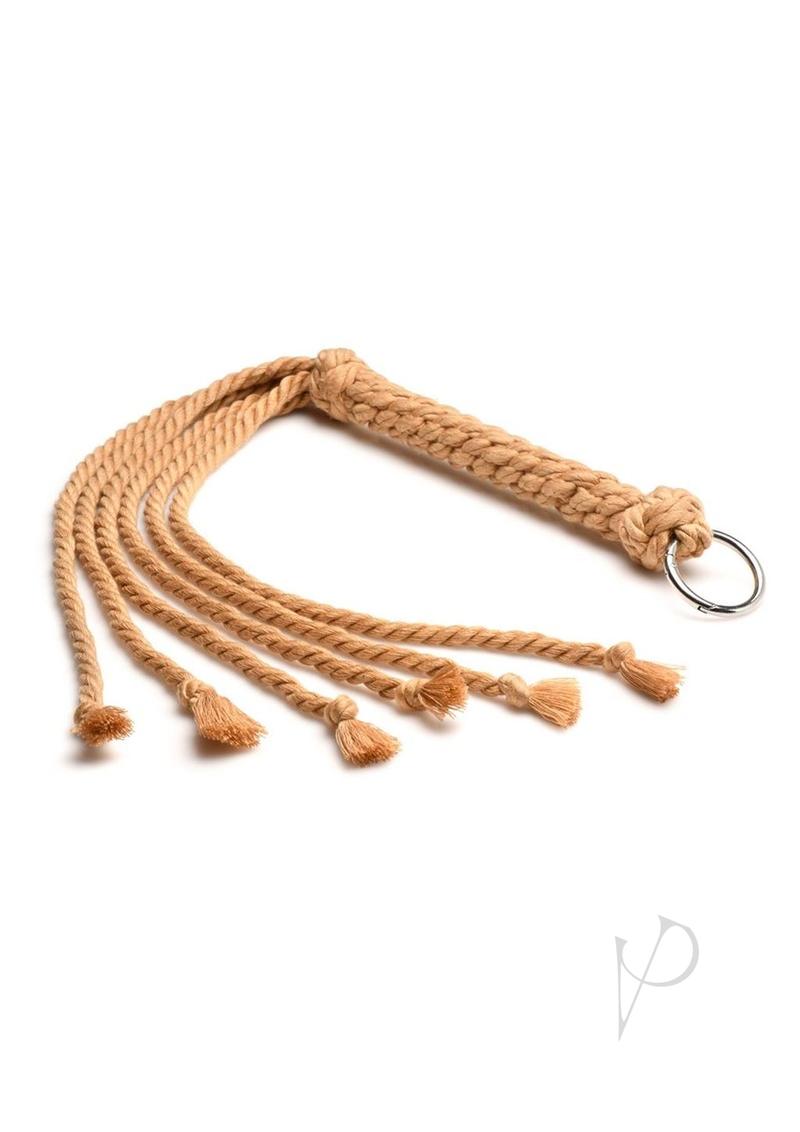 Ms Swashbuckler Rope Flogger Tan