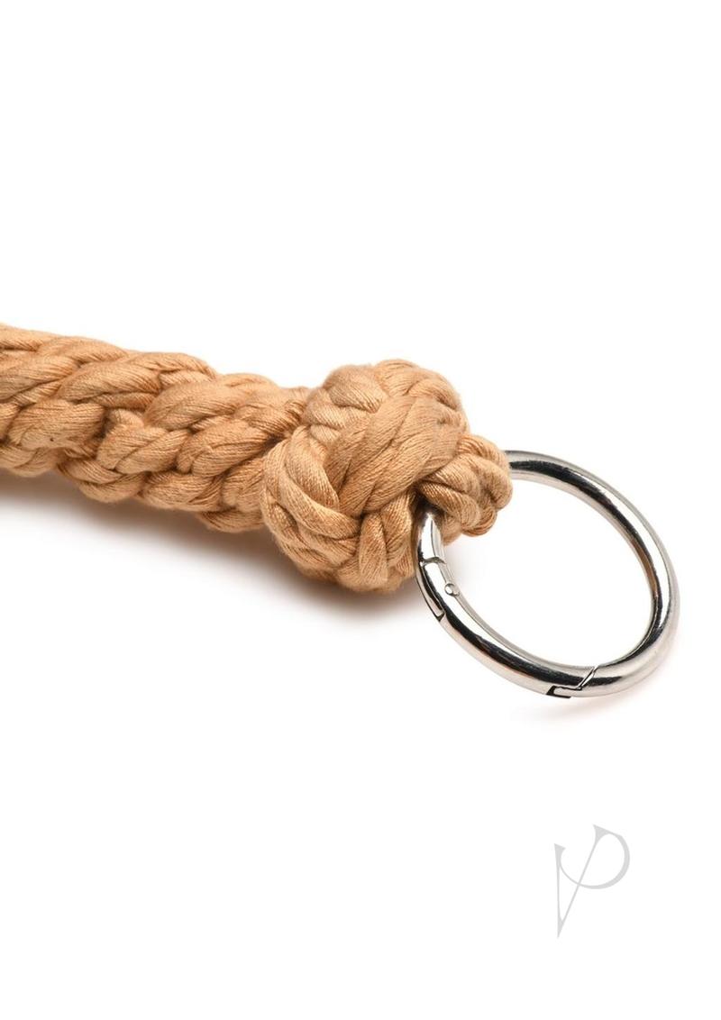 Ms Swashbuckler Rope Flogger Tan