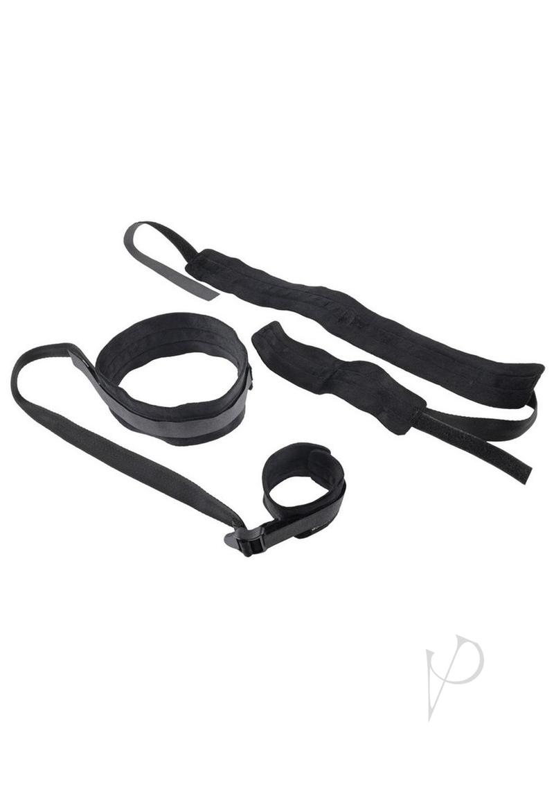 Sandm Brat Thigh N Wrist Cuffs Black