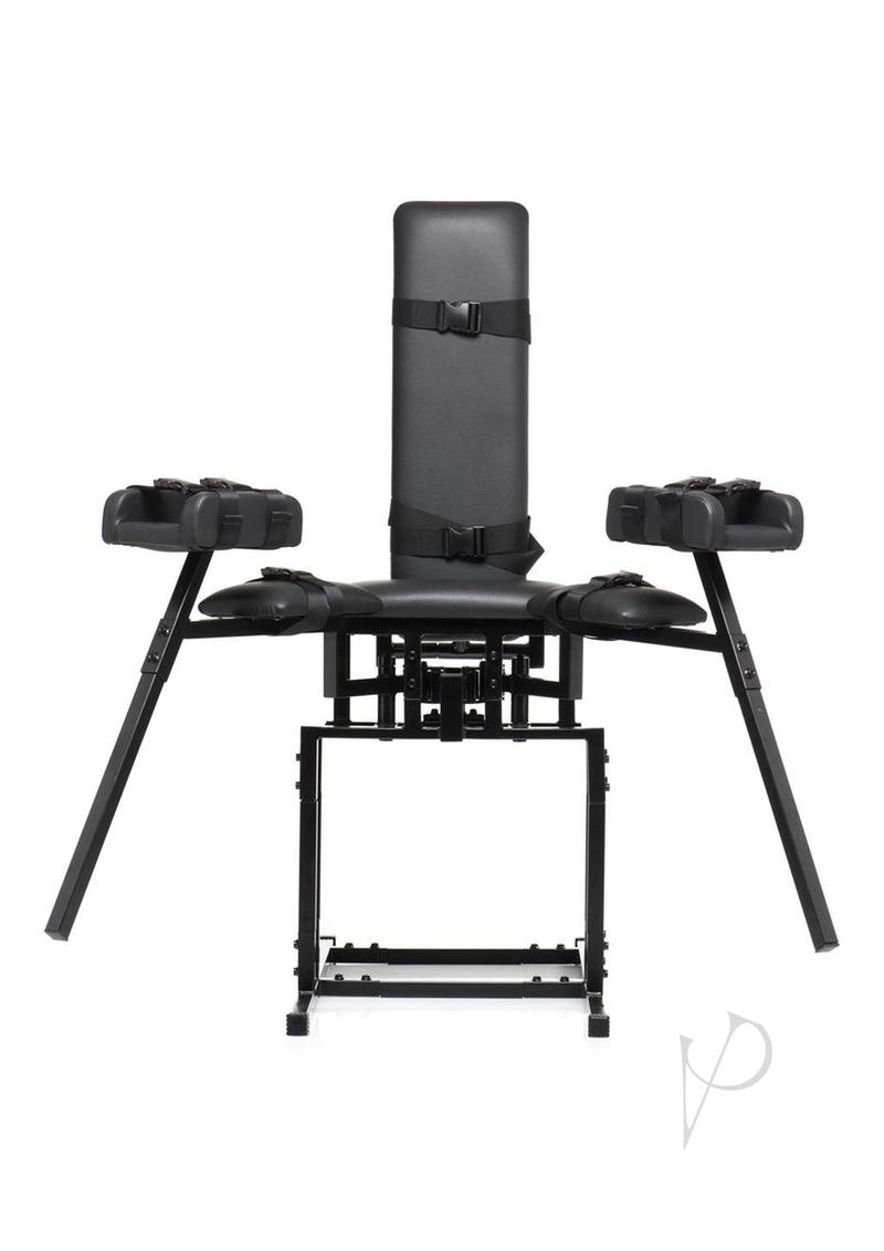 Ms Leg Spreader Obedience Chair Blk