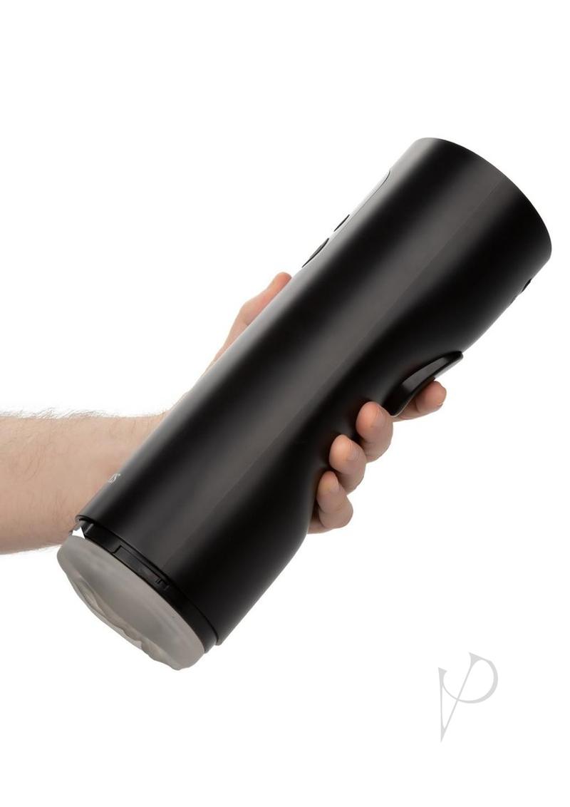 Bionic Thrusting Rechargeable Vagina Masturbator Black