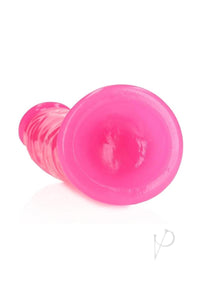 Realrock Slim Dildo 6 Gitd Pink