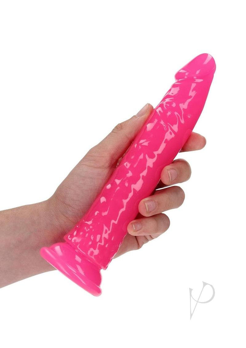 Realrock Slim Dildo 7 Gitd Pink