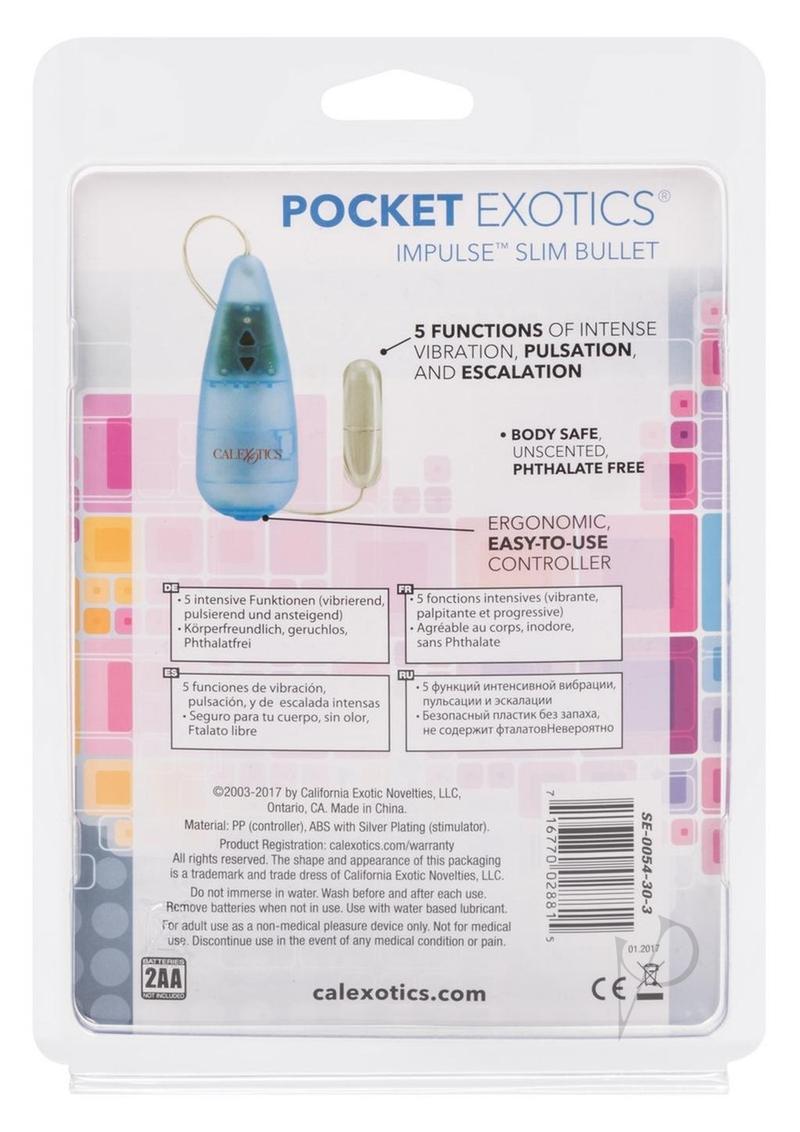 Impulse Pocket Paks Slim Silver Bullet