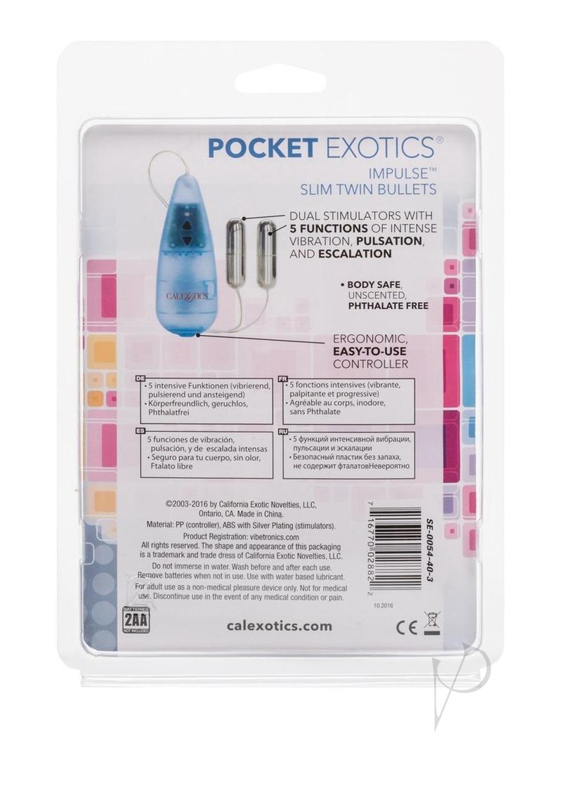 Impulse Pocket Paks Slim Twin Bullets