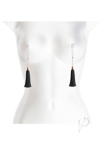 Bound Nipple Clamps T1 Rose Gld/blk