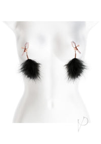 Bound Nipple Clamps F1 Rose Gld/blk