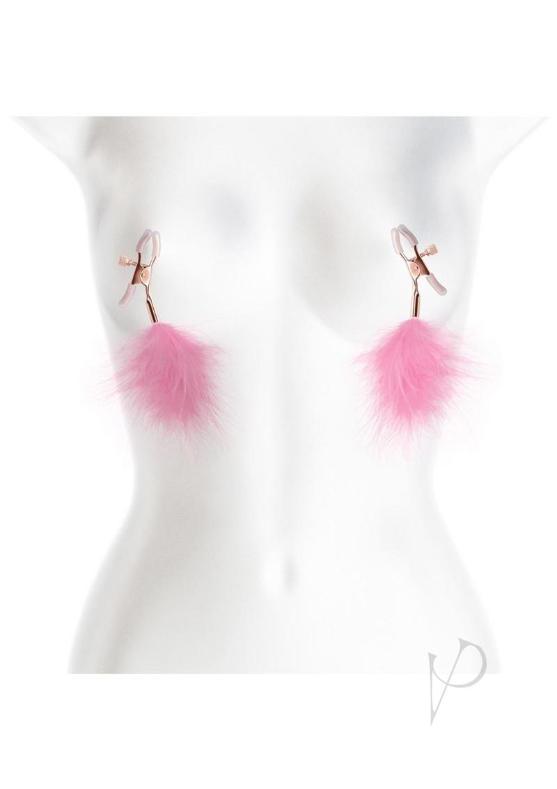 Bound Nipple Clamps F1 Rose Gld/pnk